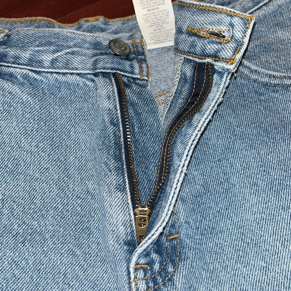 “GITANO” VTG 90’s high waisted stone wash denim blue shorts - Picture 7 of 12